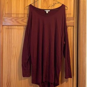 Long Sleeve Open Should Shirt